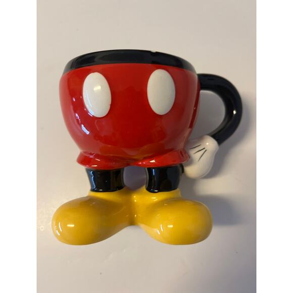 MICKEY MOUSE Pants Feet MUG Coffee Tea CUP DISNEY WORLD Parks & Resorts - Picture 2 of 5